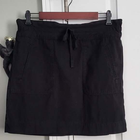 J. Crew Dresses & Skirts - J. Crew Paper Bag Waist Skirt 100% Cotton - Black - 4